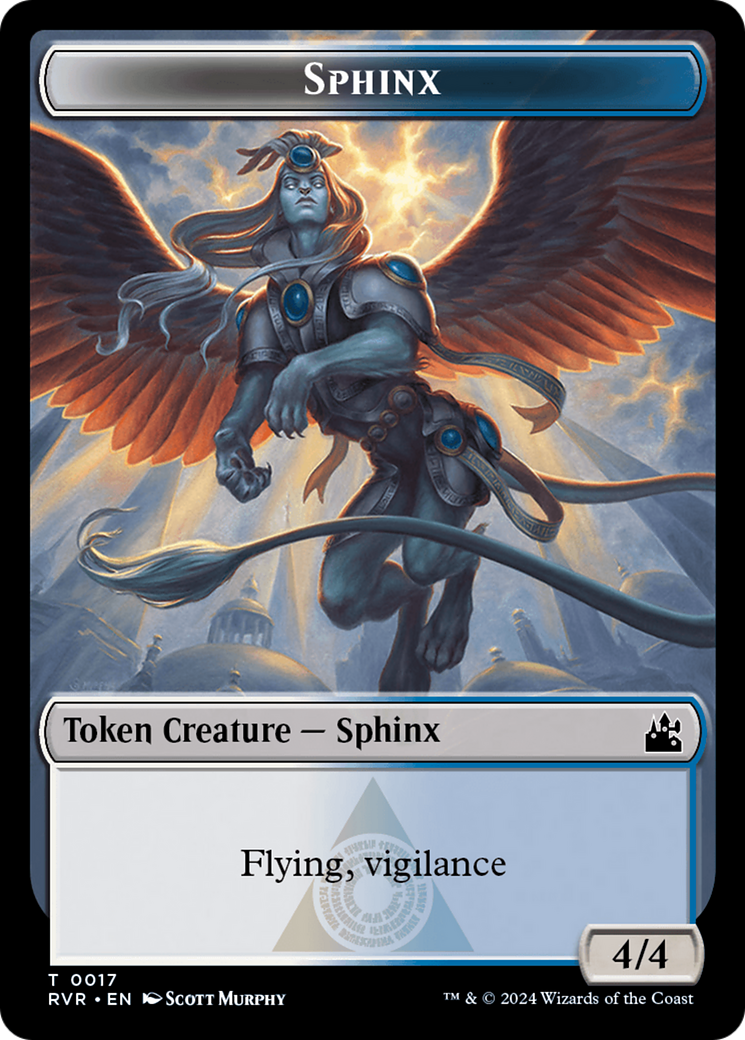 Image of Sphinx (TRVR-017) - Ravnica Remastered Tokens