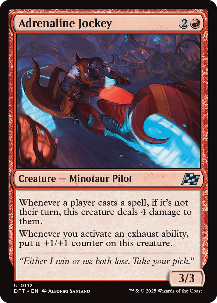 Image of Adrenaline Jockey (DFT-112) - Aetherdrift Foil