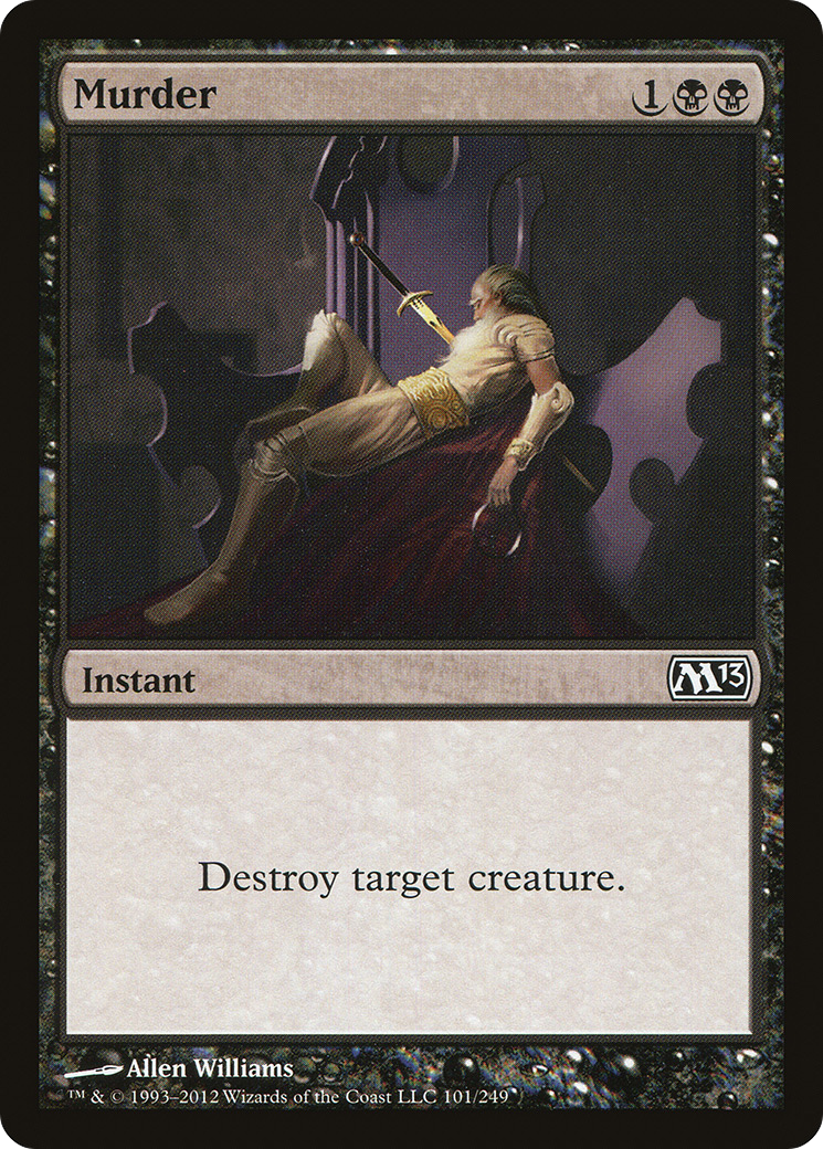 Image of Murder (M13-101) - Magic 2013 Foil
