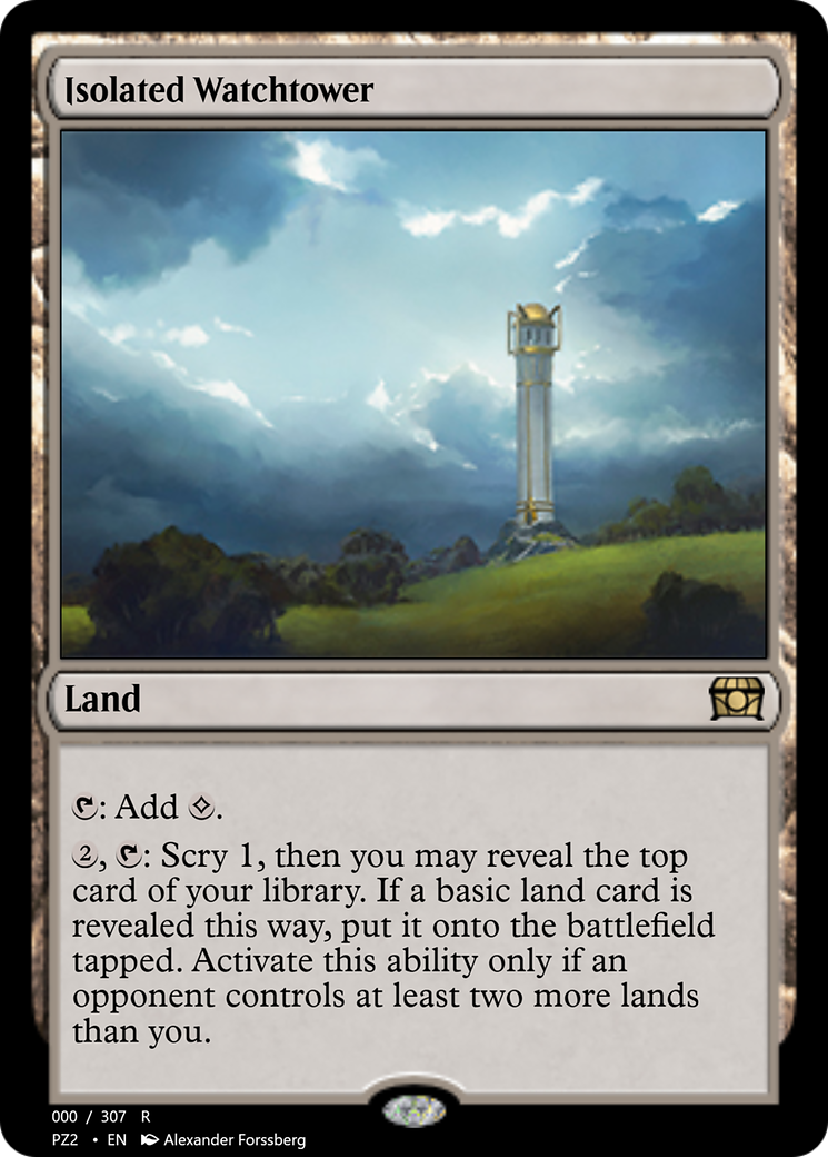 Image of Isolated Watchtower (PZ2-70707) - Treasure Chest Foil