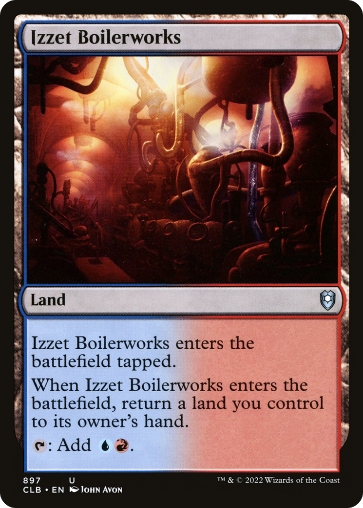 Image of Izzet Boilerworks (CLB-897) - Commander Legends: Battle for Baldur's Gate