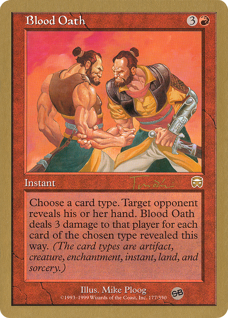 Image of Blood Oath - 2001 Jan Tomcani (MMQ) (SB) (WCD-) - World Championship Decks 2001