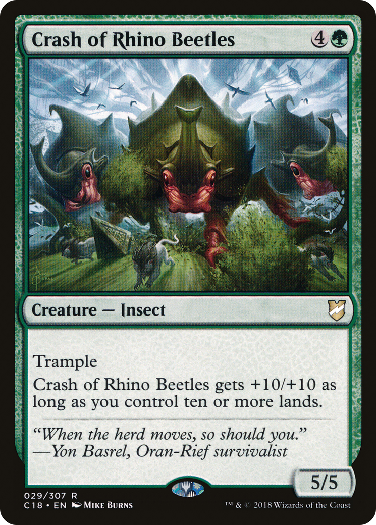 Image of Crash of Rhino Beetles (C18-029) - Commander 2018