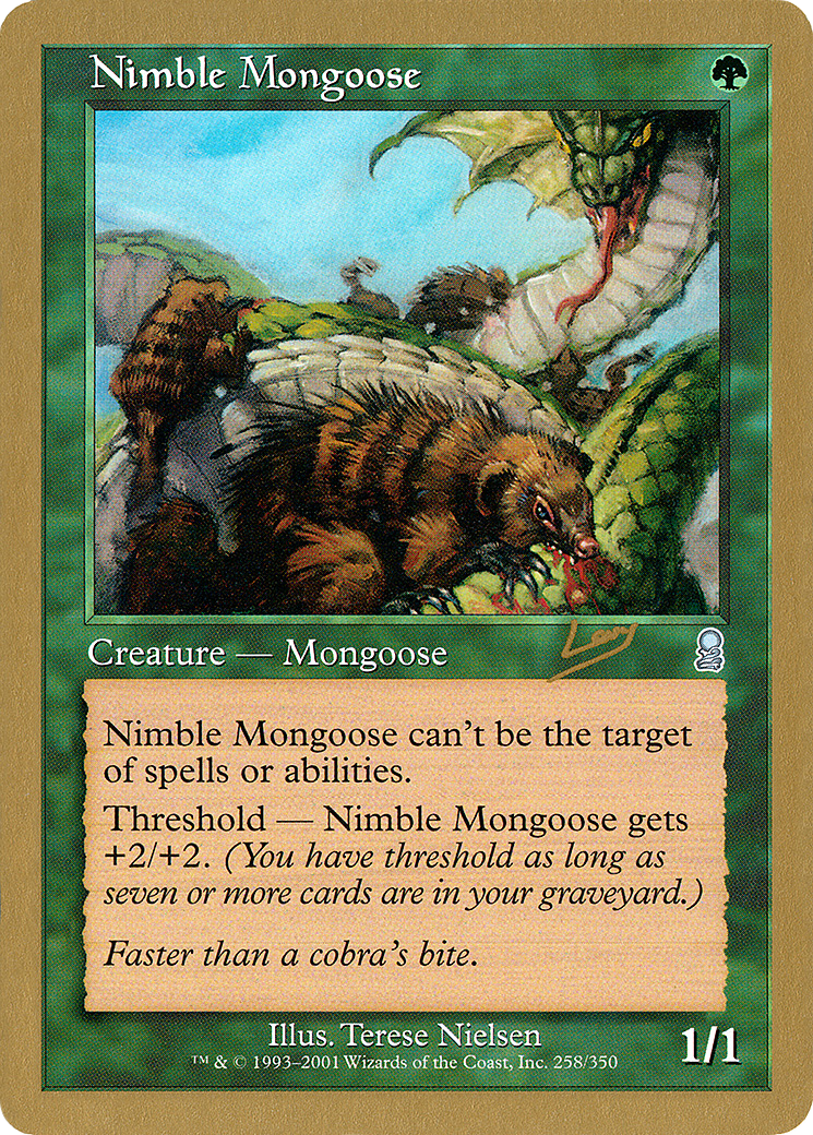Image of Nimble Mongoose - 2002 Raphael Levy (ODY) (WCD-) - World Championship Decks 2002