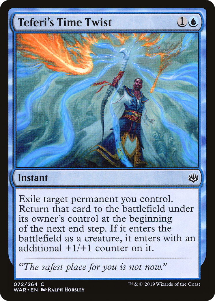 Image of Teferi's Time Twist (WAR-072) - War of the Spark Foil