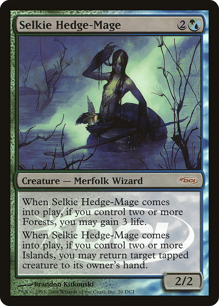 Image of Selkie Hedge-Mage (WPN-020) - DCI Promos Foil