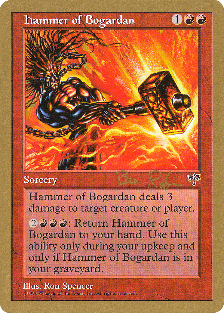 Image of Hammer of Bogardan - 1998 Ben Rubin (MIR) (WCD-) - World Championship Decks 1998
