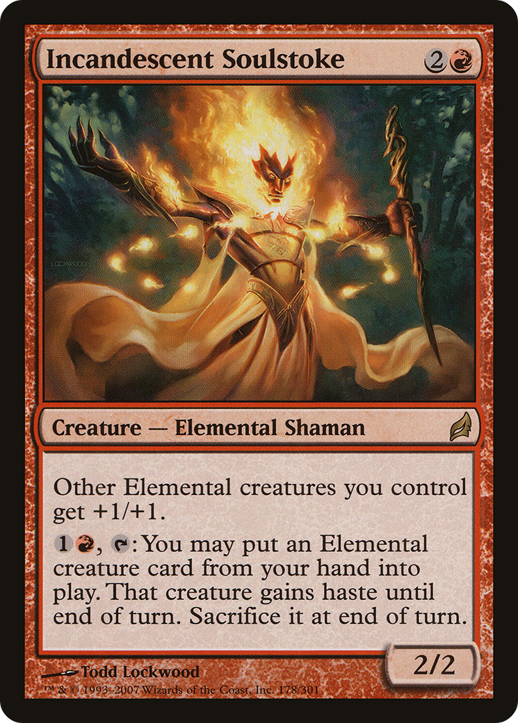 Image of Incandescent Soulstoke (LRW-178) - Lorwyn Foil