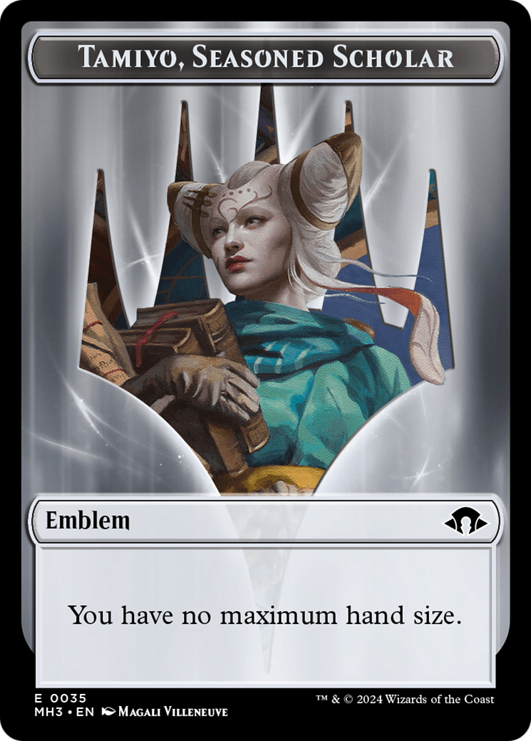 Image of Tamiyo, Seasoned Scholar (TMH3-035) - Modern Horizons 3 Tokens