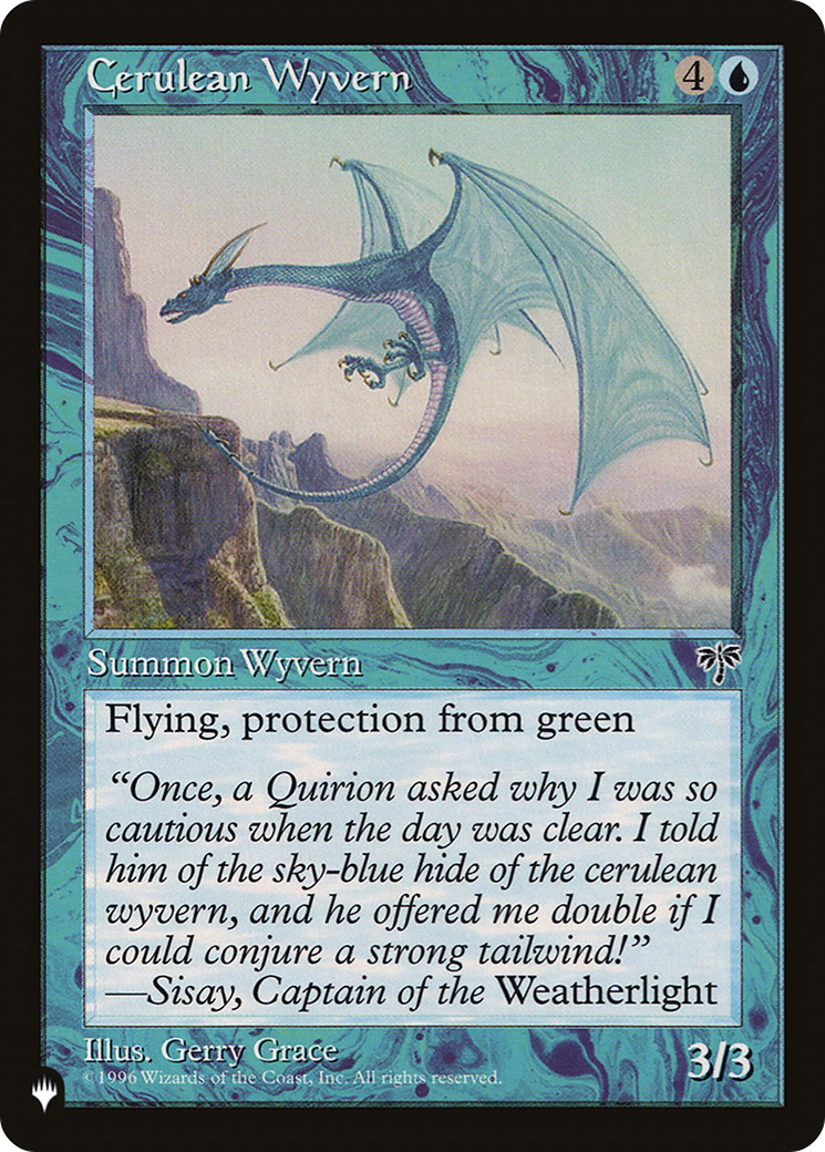 Image of Cerulean Wyvern (LIST-MIR-57) - The List