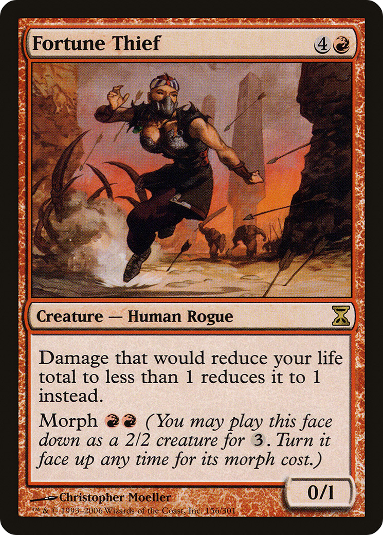 Image of Fortune Thief (TSP-156) - Time Spiral Foil