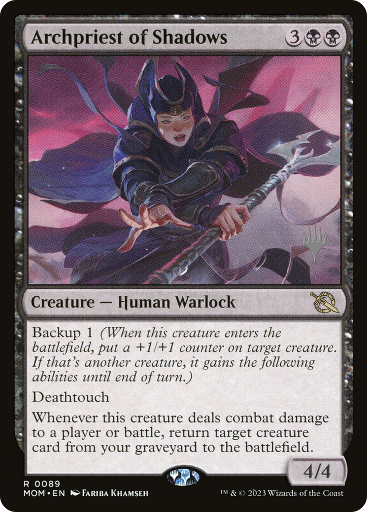 Image of Archpriest of Shadows (PPMOM-089) - March of the Machine Promos