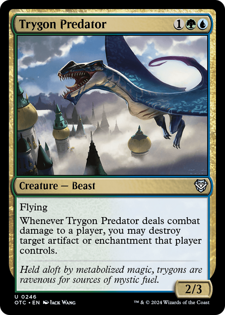 Image of Trygon Predator (OTC-246) - Outlaws of Thunder Junction Commander