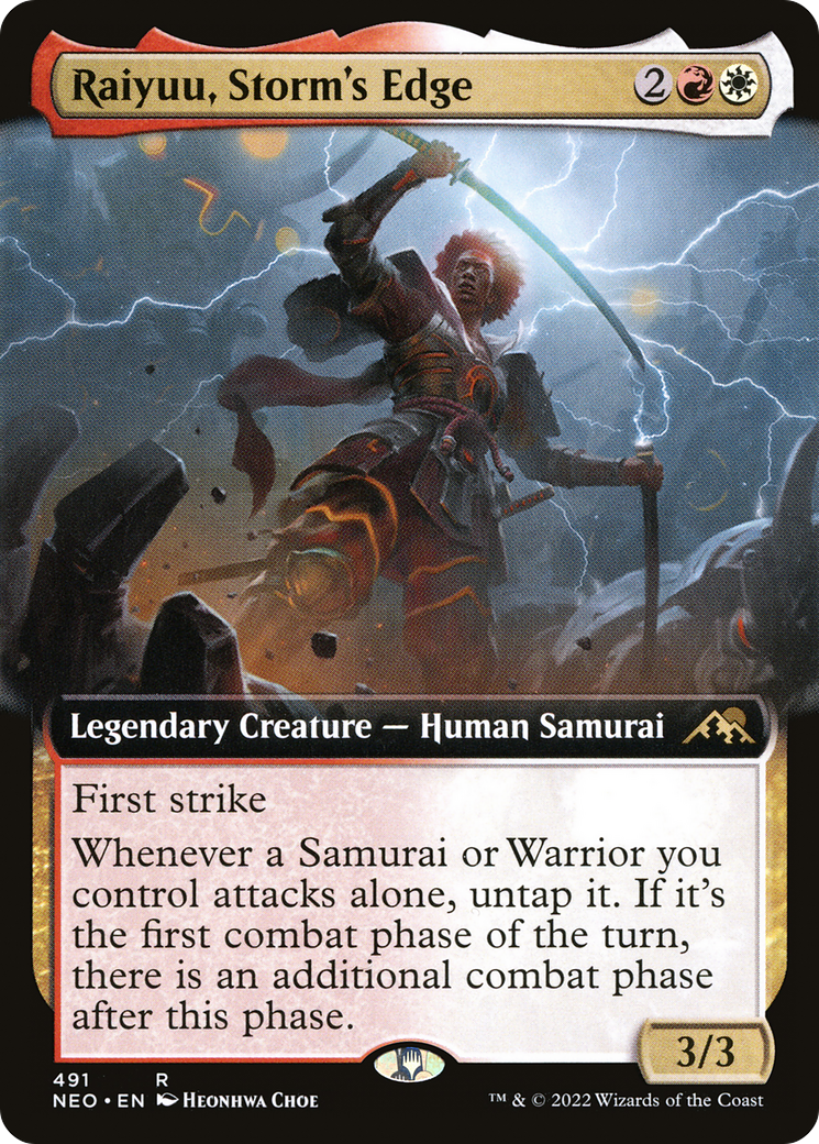 Image of Raiyuu, Storm's Edge (Extended Art) (NEO-491) - Kamigawa: Neon Dynasty: (Extended Art)