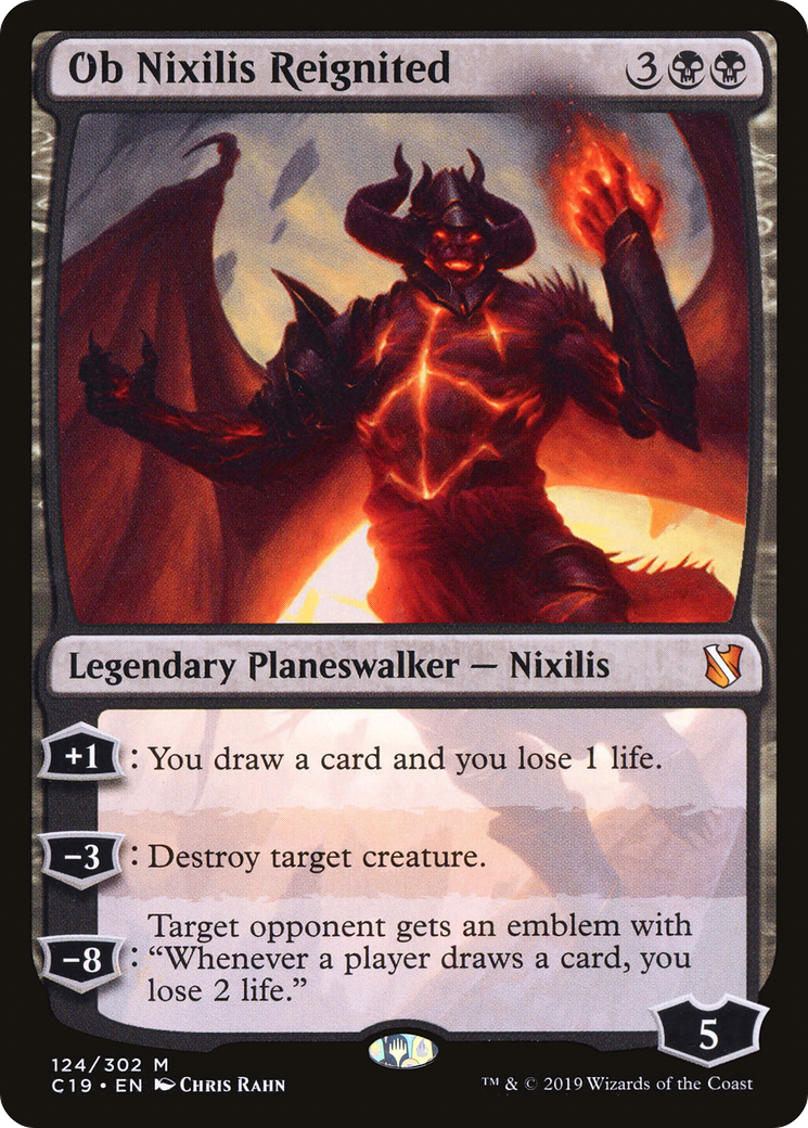 Image of Ob Nixilis Reignited (C19-124) - Commander 2019