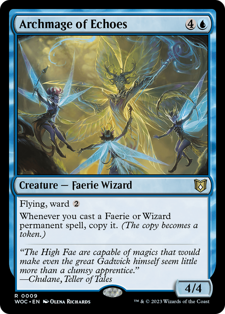 Image of Archmage of Echoes (WOC-009) - Wilds of Eldraine Commander