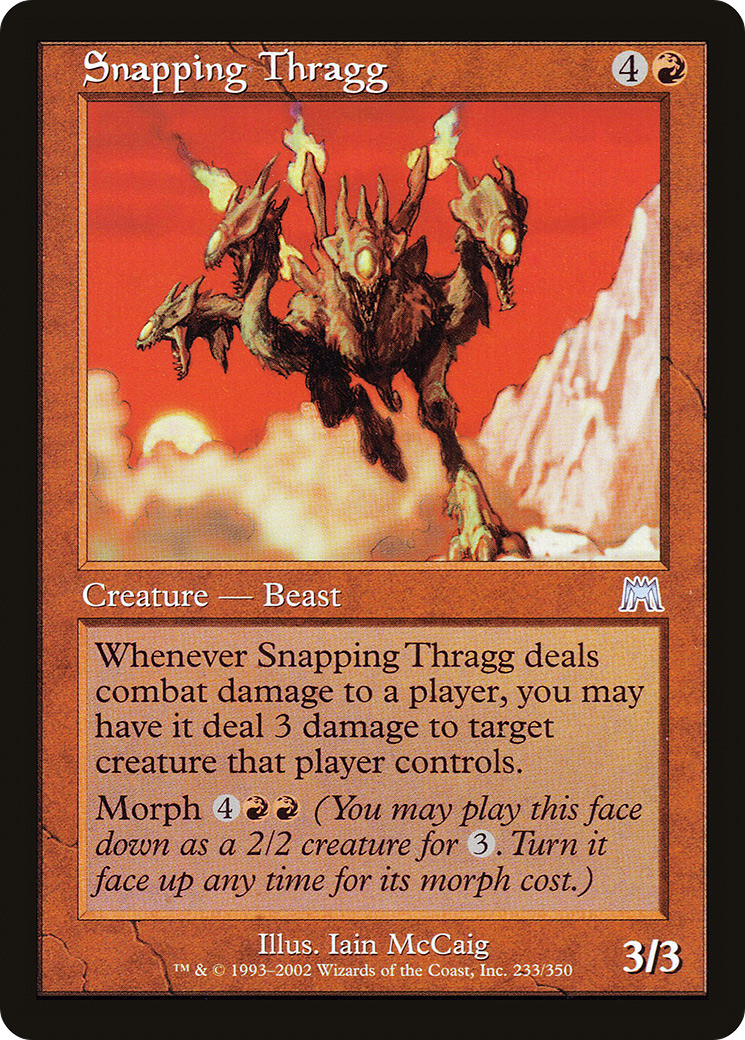 Image of Snapping Thragg (ONS-233) - Onslaught Foil