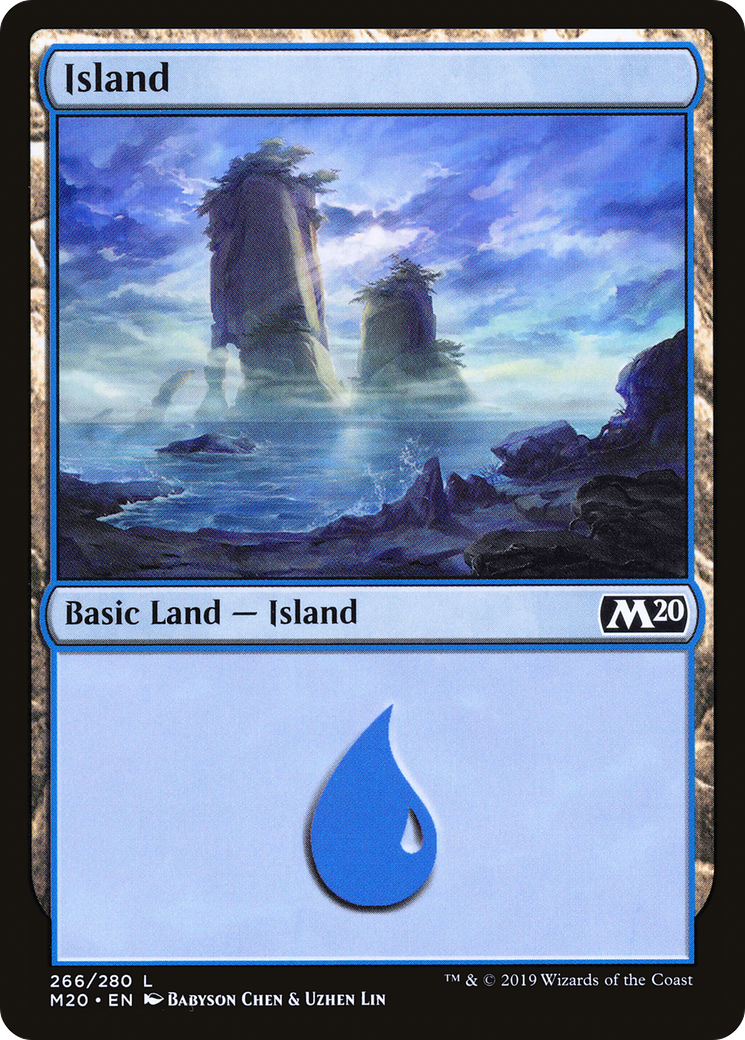 Image of Island (266) (M20-266) - Core Set 2020