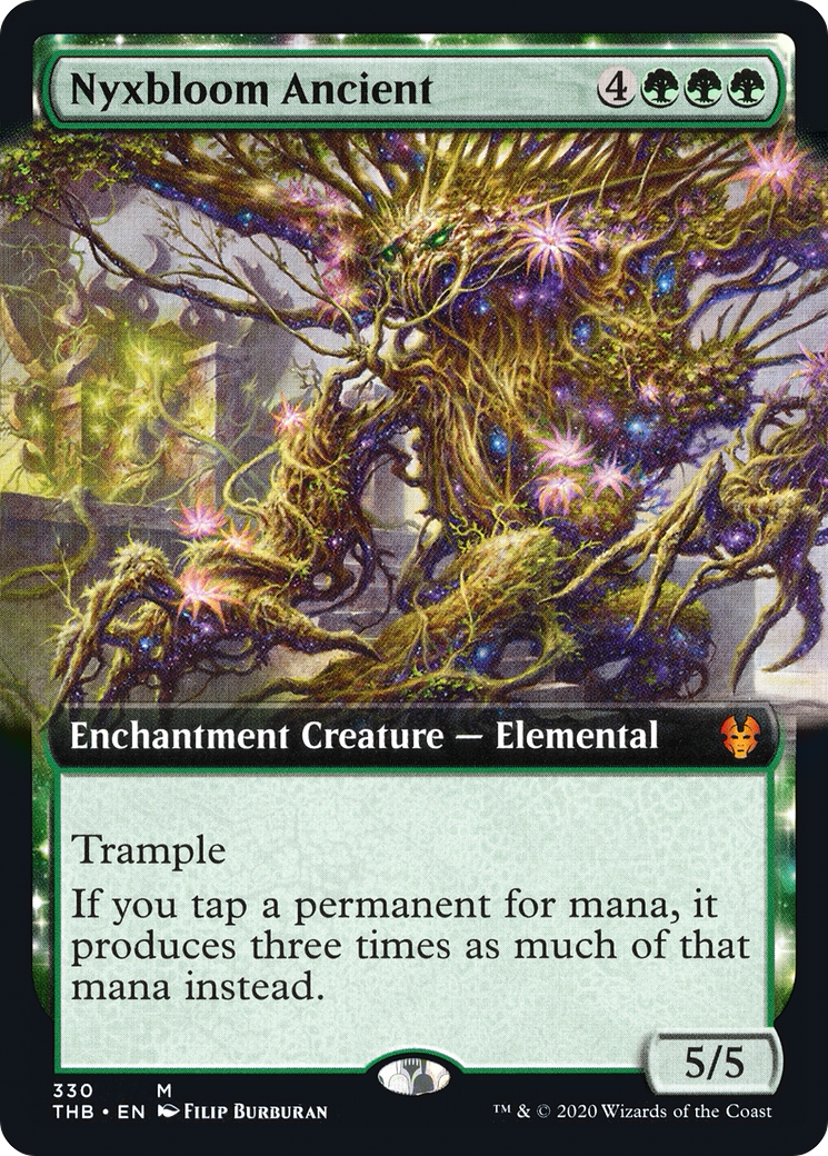 Image of Nyxbloom Ancient (Extended Art) (THB-330) - Theros Beyond Death: (Extended Art, enchantment) Foil