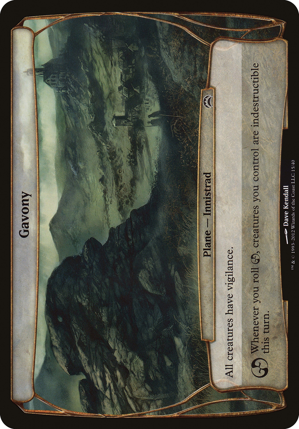 Image of Gavony (Planechase 2012) (OVER-015) - Planechase 2012 Planes