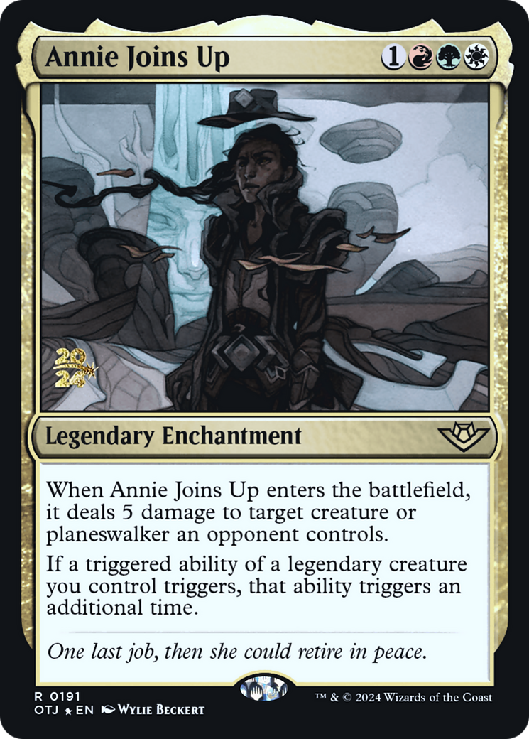 Image of Annie Joins Up (PRE-191) - Outlaws of Thunder Junction Promos Foil