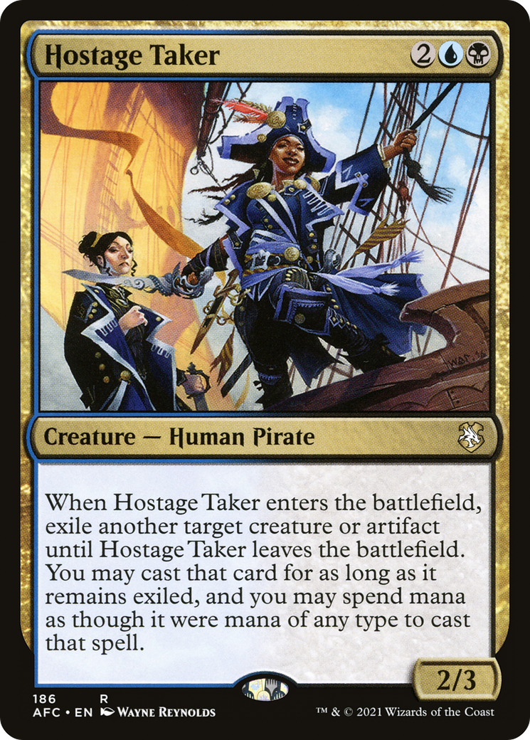 Image of Hostage Taker (AFC-186) - Forgotten Realms Commander