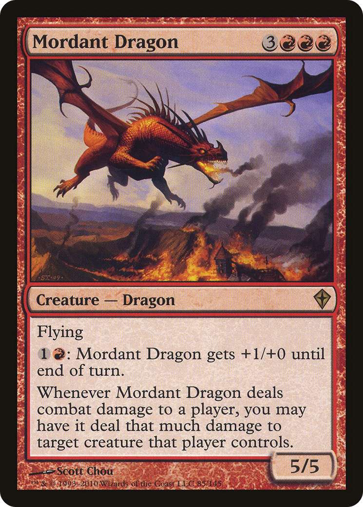 Image of Mordant Dragon (WWK-085) - Worldwake
