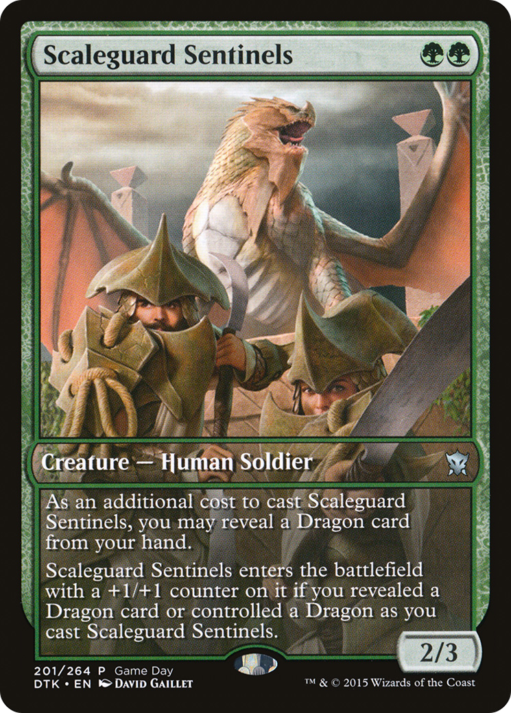 Image of Scaleguard Sentinels (GAME-201) - Dragons of Tarkir Promos