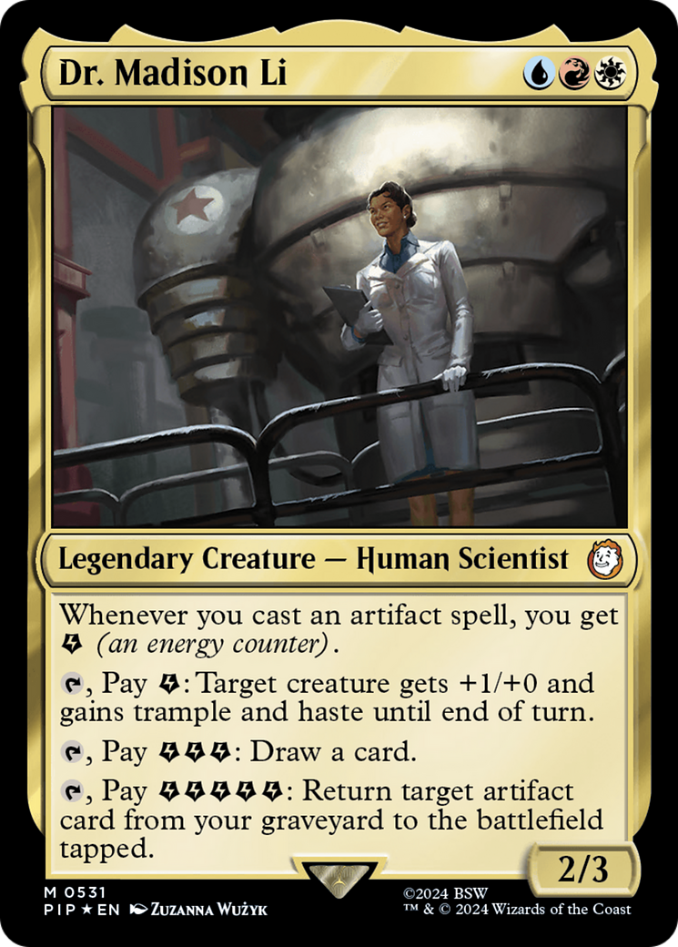 Image of Dr. Madison Li (Surge Foil) (PIP-531) - Fallout Foil