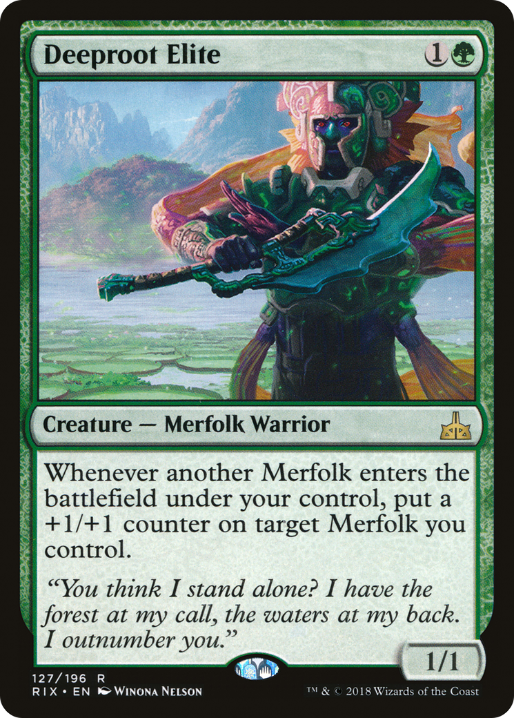 Image of Deeproot Elite (RIX-127) - Rivals of Ixalan Foil