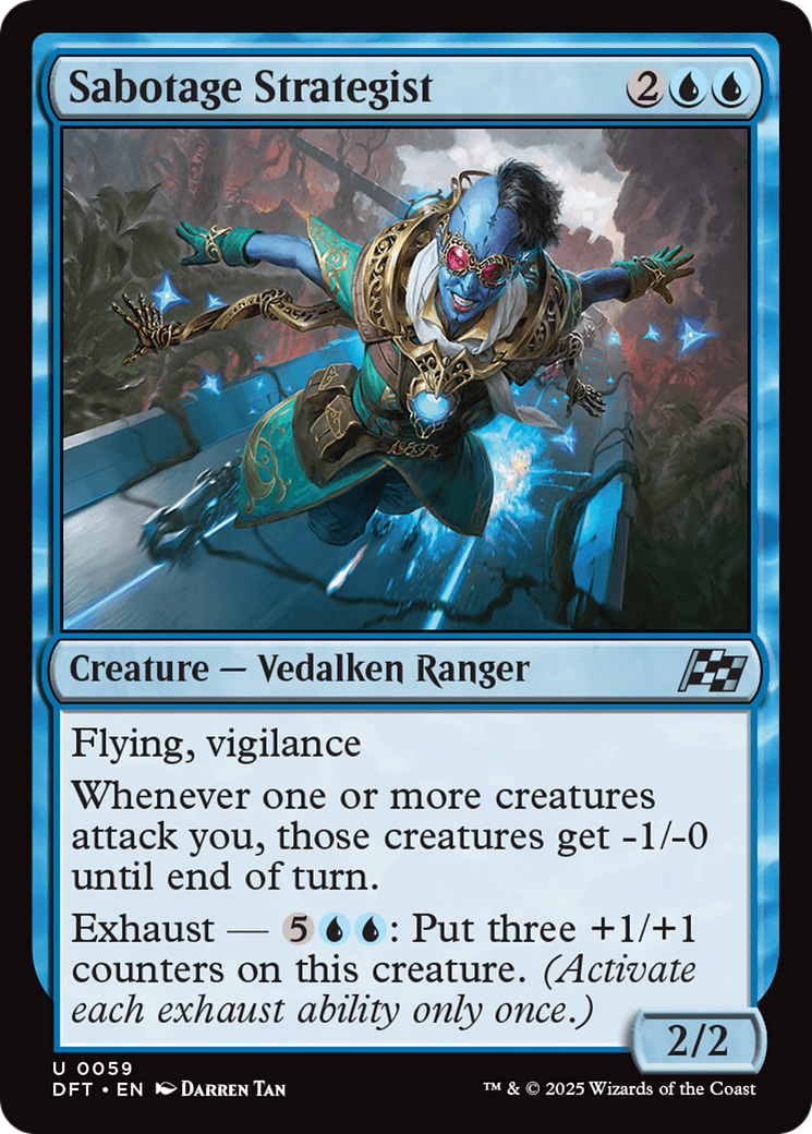 Image of Sabotage Strategist (DFT-059) - Aetherdrift Foil
