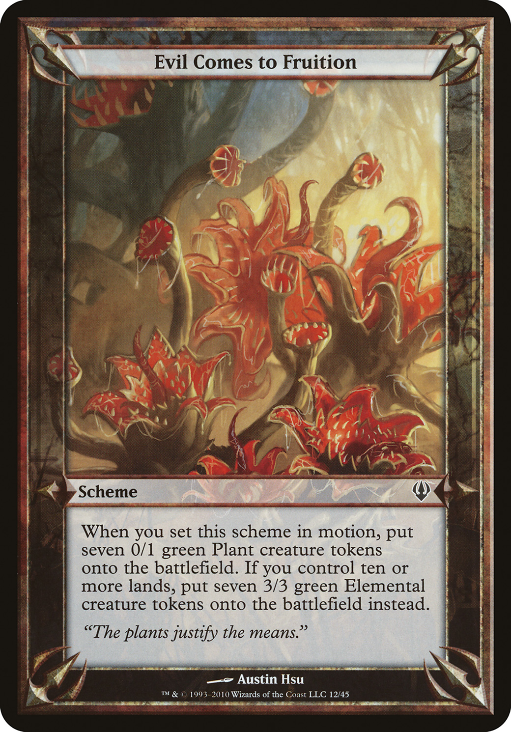 Image of Evil Comes to Fruition (Archenemy) (OVER-) - Archenemy Schemes