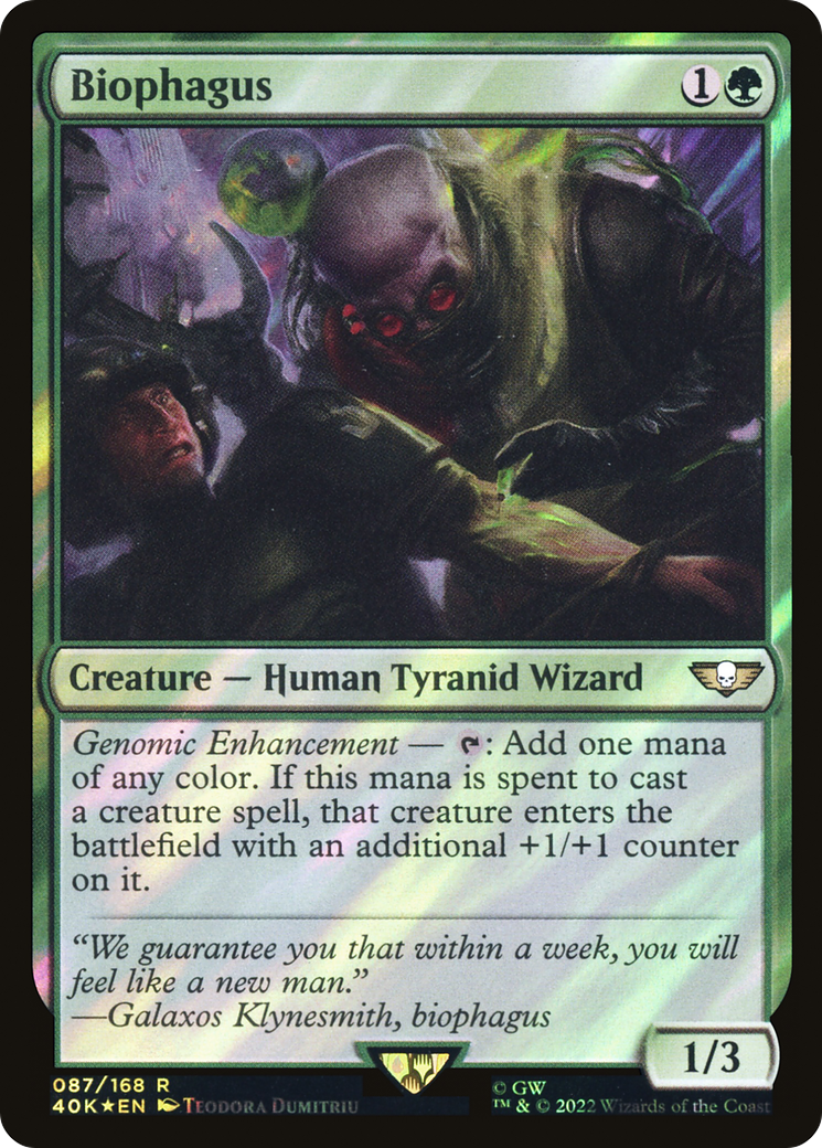 Image of Biophagus (Surge Foil) (40K-087) - Warhammer 40,000 Commander Foil