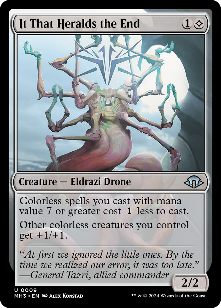 Image of It That Heralds the End (MH3-009) - Modern Horizons 3 Foil