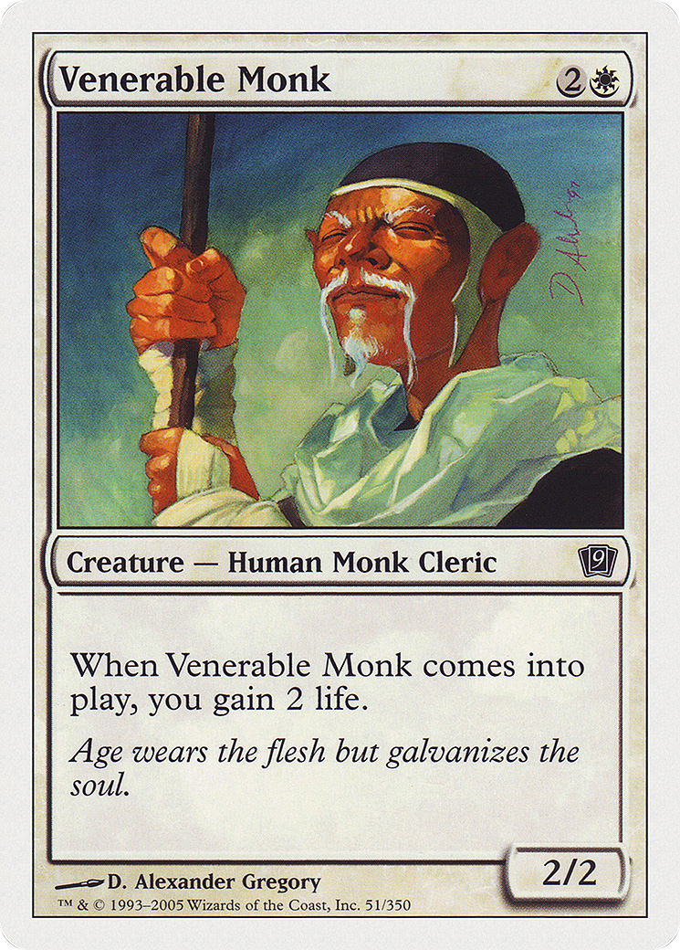 Image of Venerable Monk (9ED-051) - 9th Edition