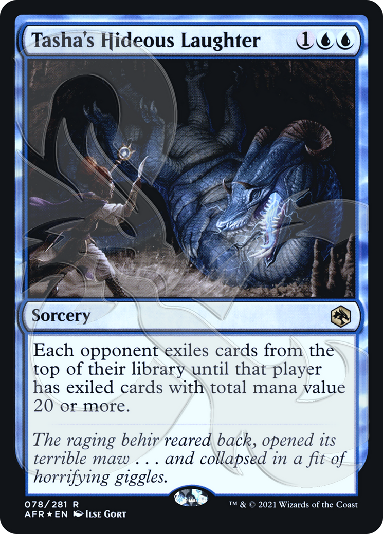 Image of Tasha's Hideous Laughter (AFR&-078) - Adventures in the Forgotten Realms Promos Foil