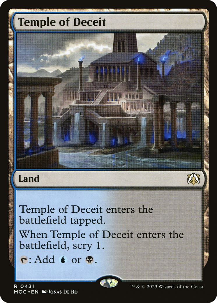 Image of Temple of Deceit (MOC-431) - March of the Machine Commander