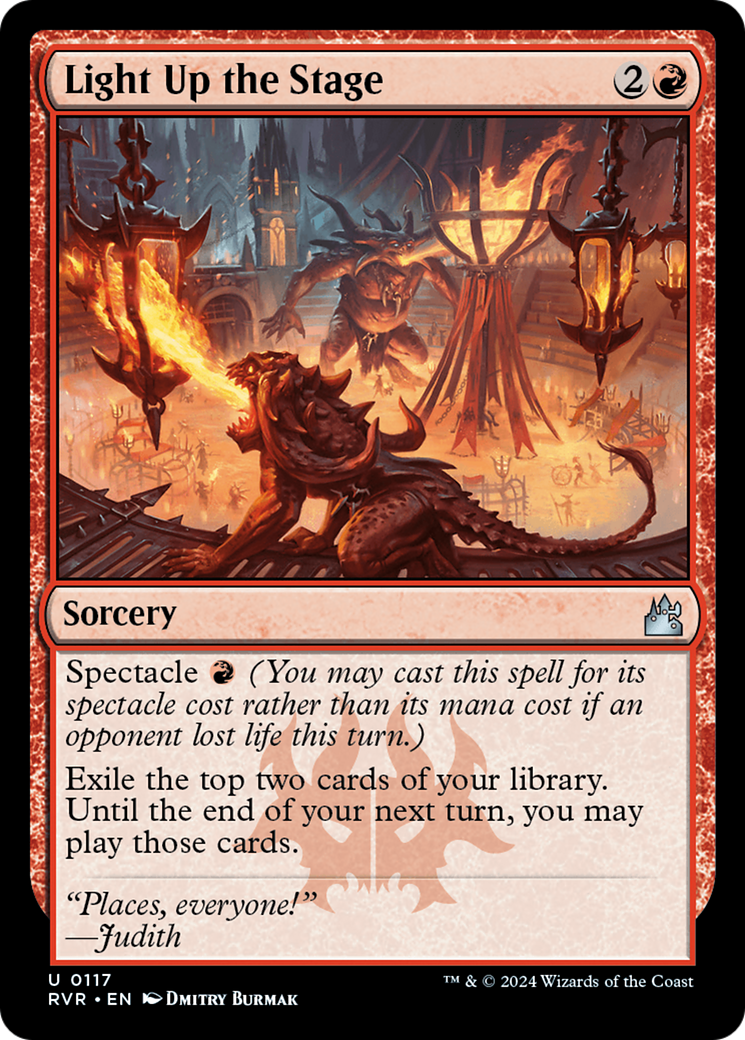 Image of Light Up the Stage (RVR-117) - Ravnica Remastered