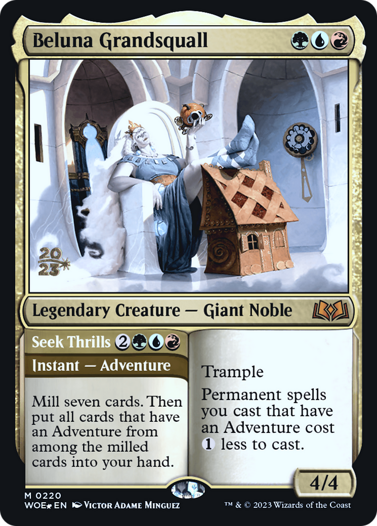 Image of Beluna Grandsquall (PRE-220) - Wilds of Eldraine Promos Foil