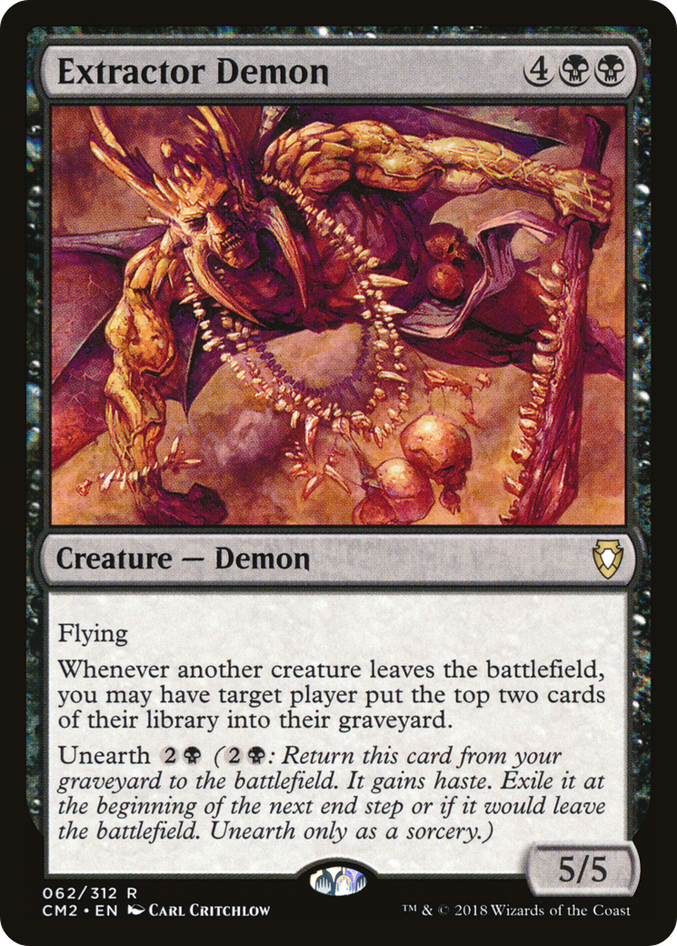 Image of Extractor Demon (CM2-062) - Commander Anthology Volume II