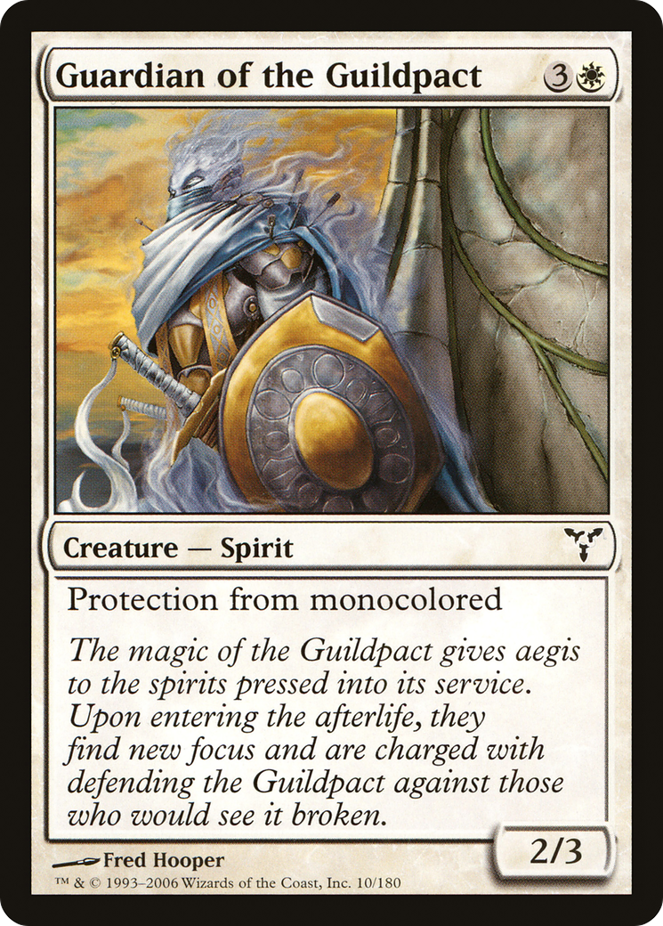 Image of Guardian of the Guildpact (DIS-010) - Dissension Foil
