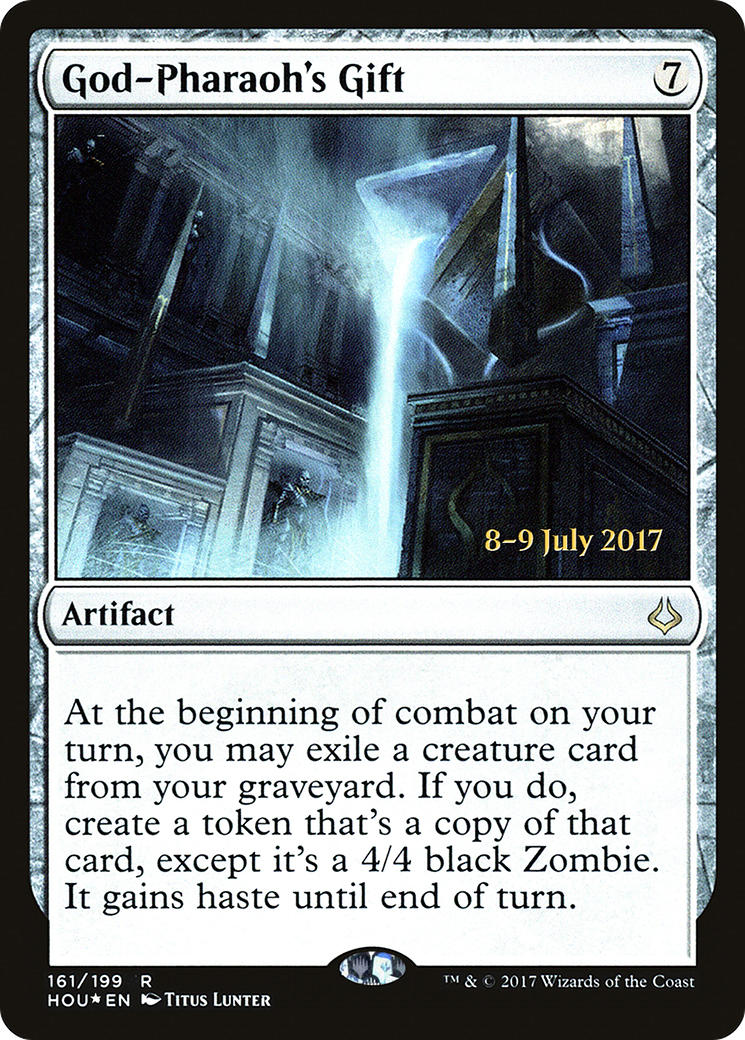 Image of God-Pharaoh's Gift (PRE-161) - Hour of Devastation Promos Foil