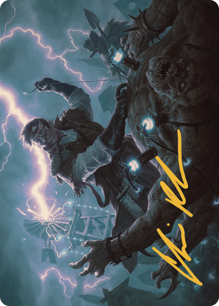Image of Geralf, the Fleshwright // Geralf, the Fleshwright (AOTJ-005) - Outlaws of Thunder Junction Art Series (Borderless) Foil