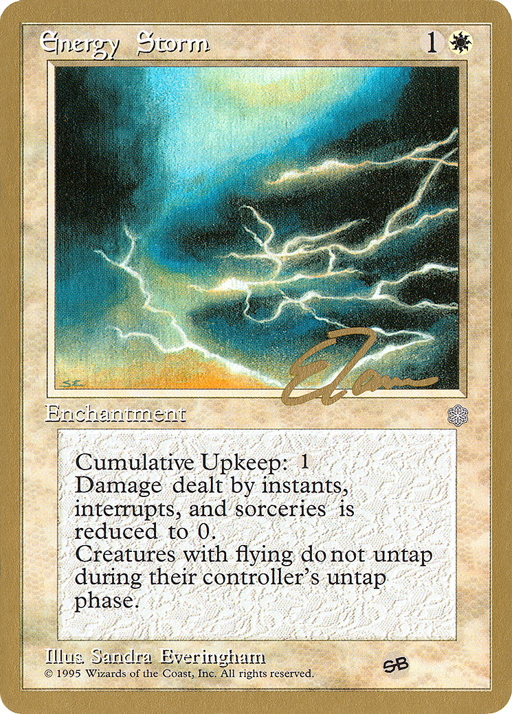 Image of Energy Storm - 1996 Eric Tam (ICE) (SB) (WCD-) - Pro Tour Collector Set