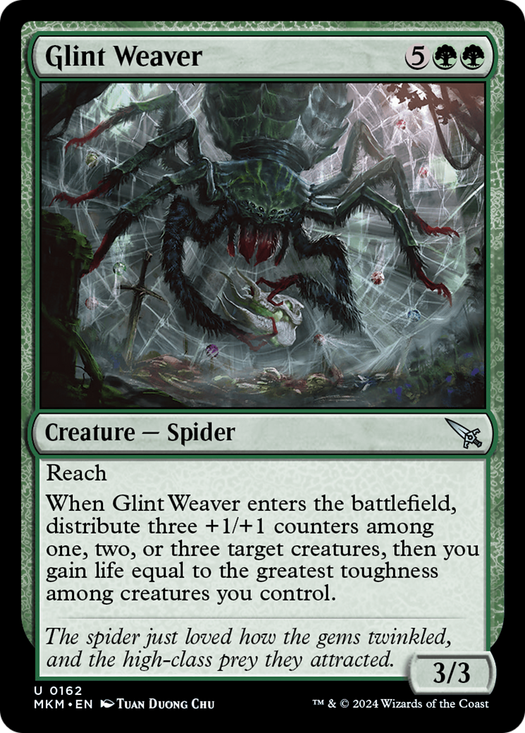 Image of Glint Weaver (MKM-162) - Murders at Karlov Manor Foil