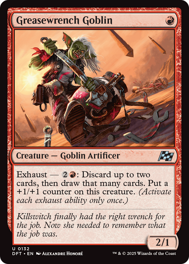 Image of Greasewrench Goblin (DFT-132) - Aetherdrift