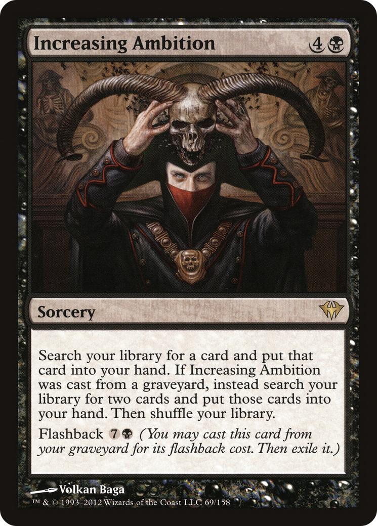 Image of Increasing Ambition (DKA-069) - Dark Ascension Foil