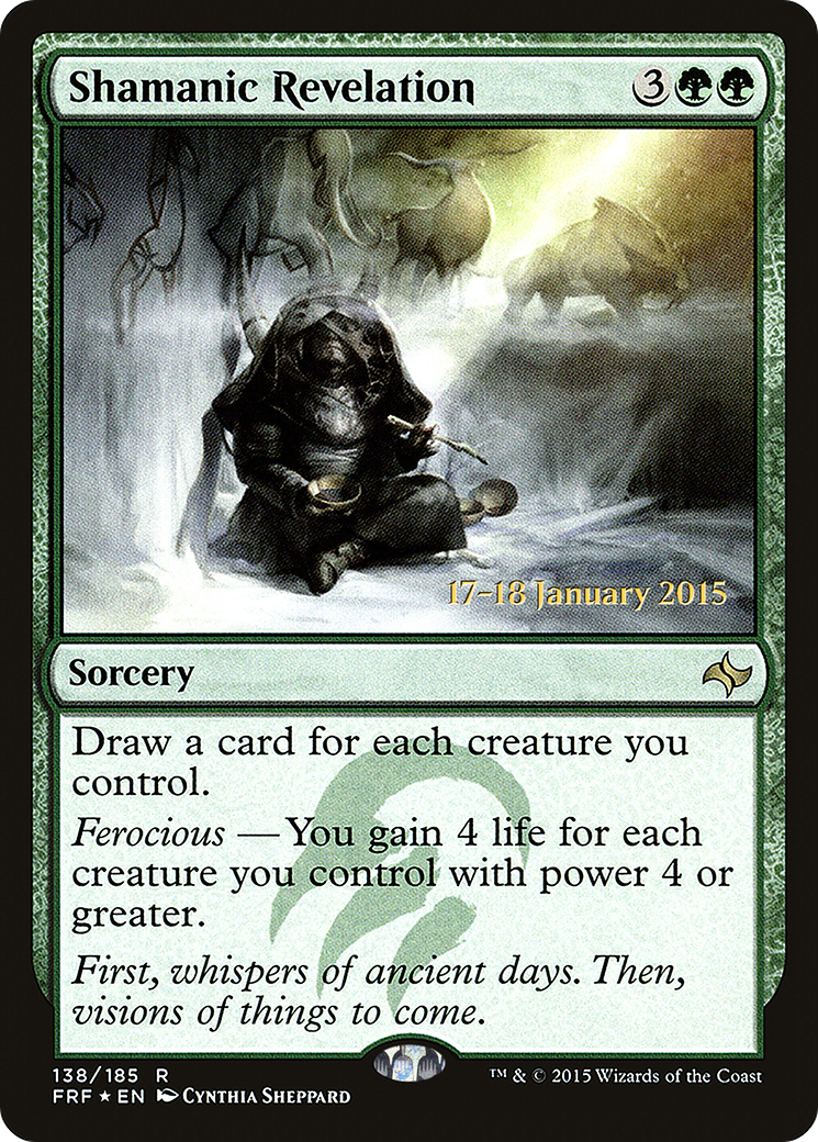 Image of Shamanic Revelation (PRE-138) - Fate Reforged Promos Foil
