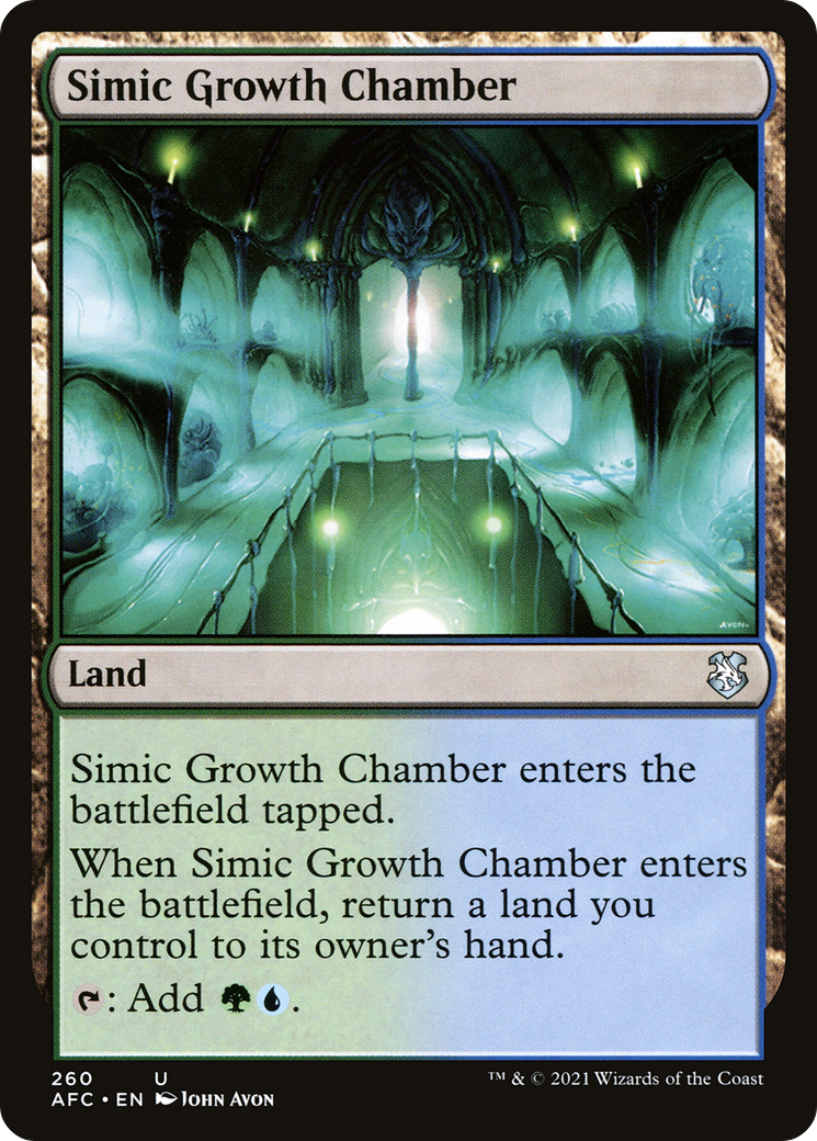 Image of Simic Growth Chamber (AFC-260) - Forgotten Realms Commander