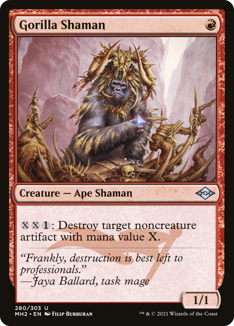 Image of Gorilla Shaman (MH2-280) - Modern Horizons 2 Foil